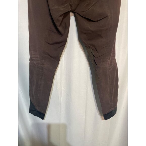 Ladies Brown Riding Breeches With Suede Knee Patches & Pink Logo Detail - Size 3 - Picture 11 of 11